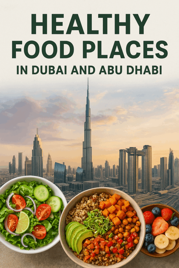 The 10 Best Healthy Food Places in Dubai and Abu Dhabi.