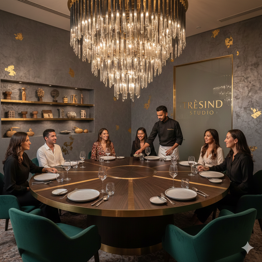 Trèsind Studio Dubai Guide: Cost Per Person, Menu Pricing & Add-Ons