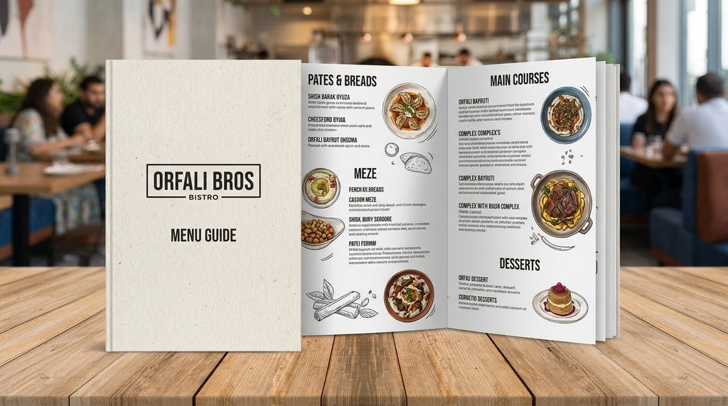 Orfali Bros Bistro Menu